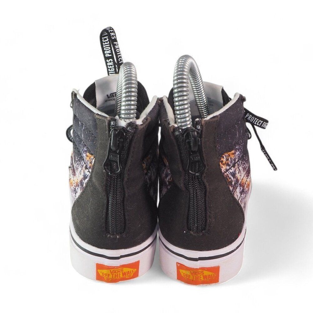 Vans x Discovery ComfyCush Sk8-Hi "Project Cat" Black / Multicolor Youth 3 - Picture 5 of 11
